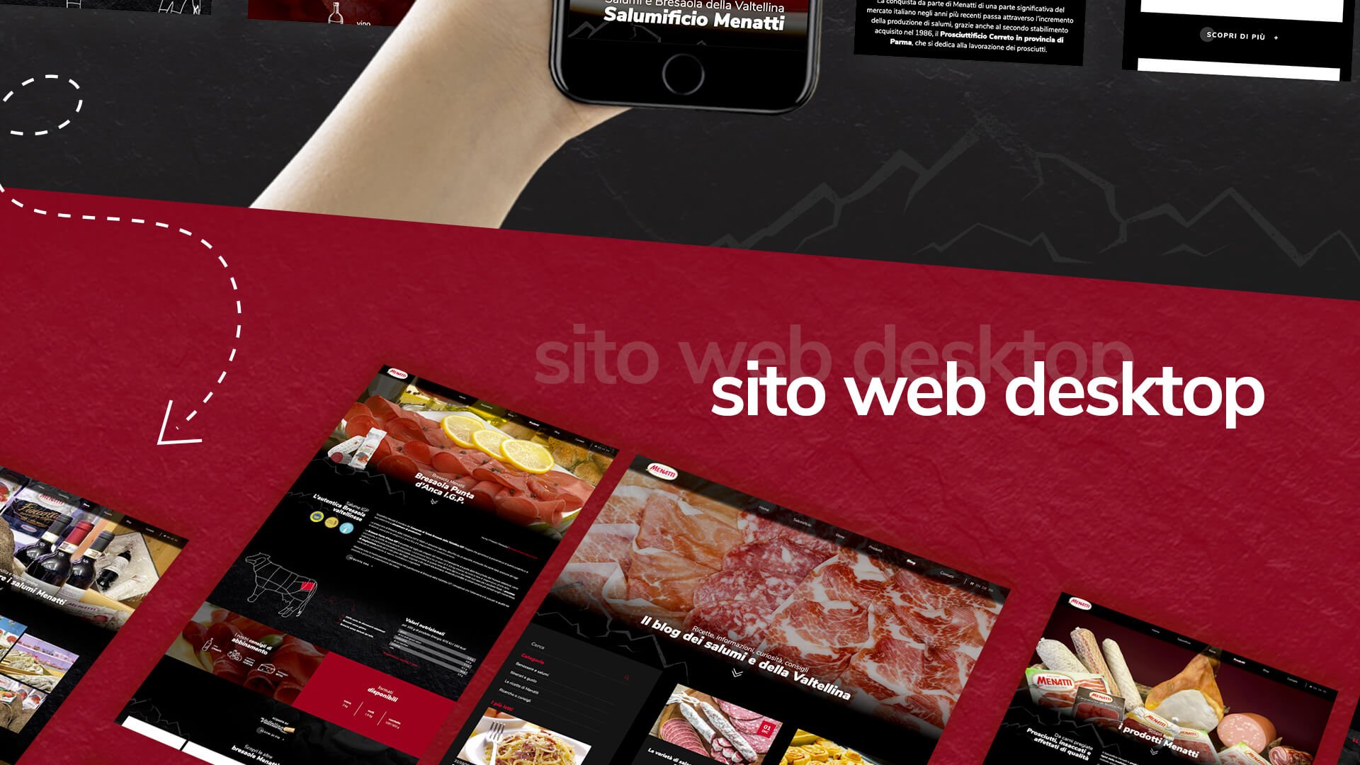 Salumifico Menatti sito web desktop